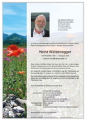 Heinz Watzenegger