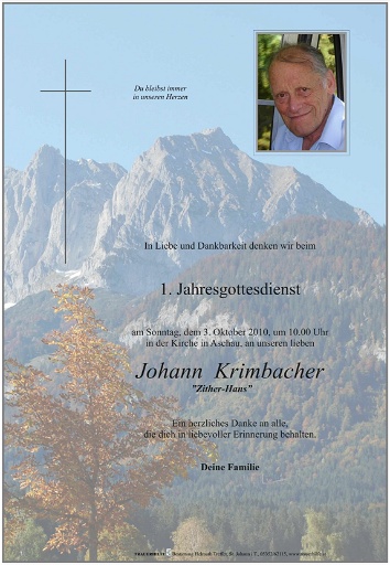 Johann Krimbacher