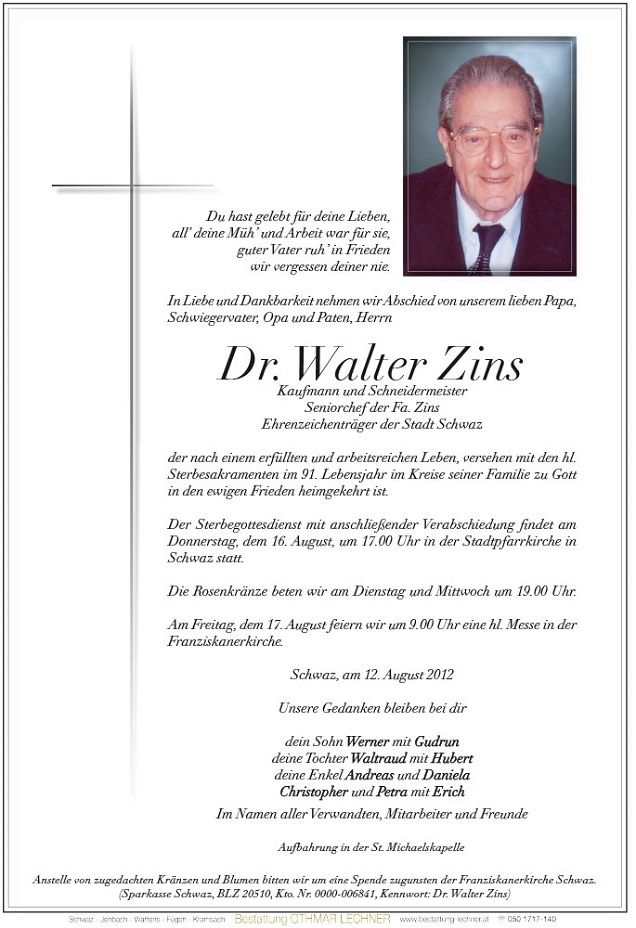 Walter Zins