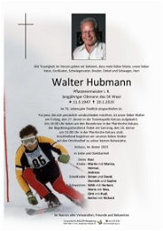 Walter Hubmann