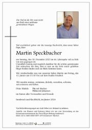 Martin Speckbacher