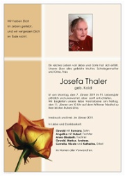 Josefa Thaler