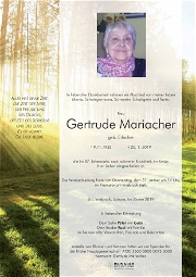 Gertrude Mariacher