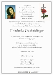 Friederika Gscheidlinger