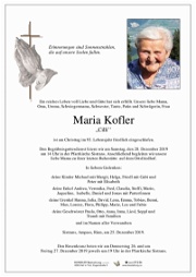 Maria Kofler