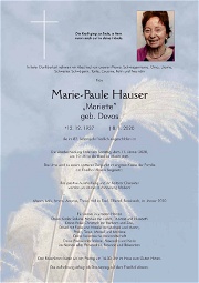 Marie-Paule Hauser