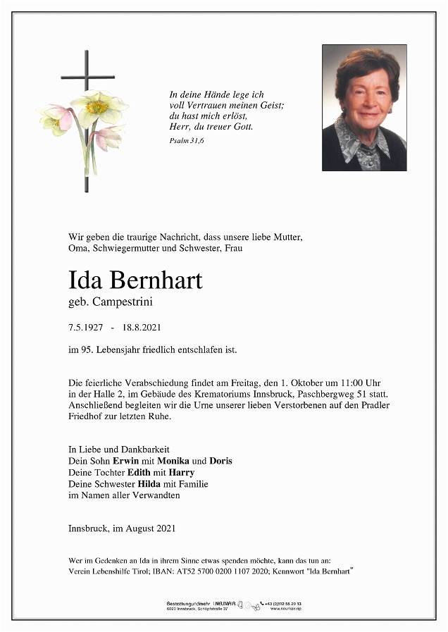 Ida Bernhart