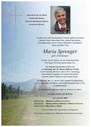 Maria Sprenger