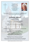Johanna Kaindl
