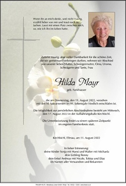 Hilda  Mayr