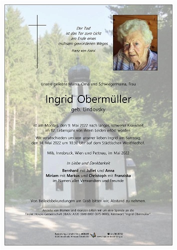 Ingrid Obermüller