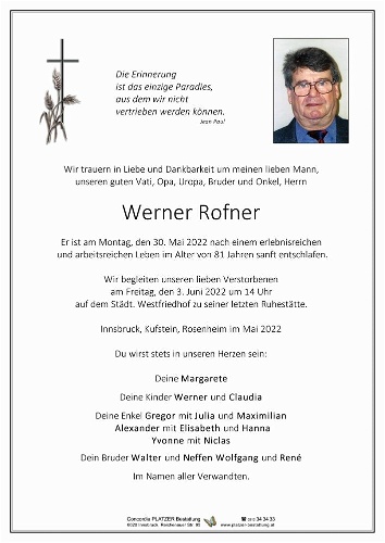 Werner Rofner