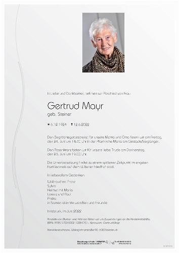 Gertrud Mayr