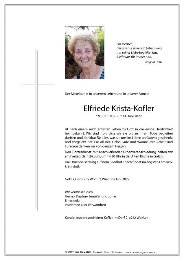 Elfriede Krista-Kofler