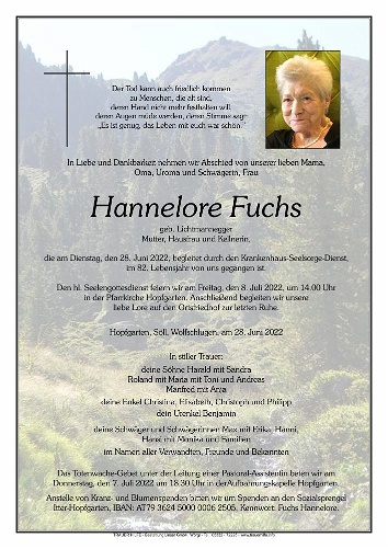 Hannelore Fuchs