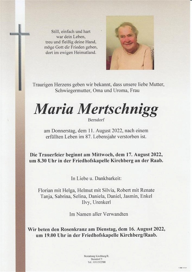 Maria Mertschnigg