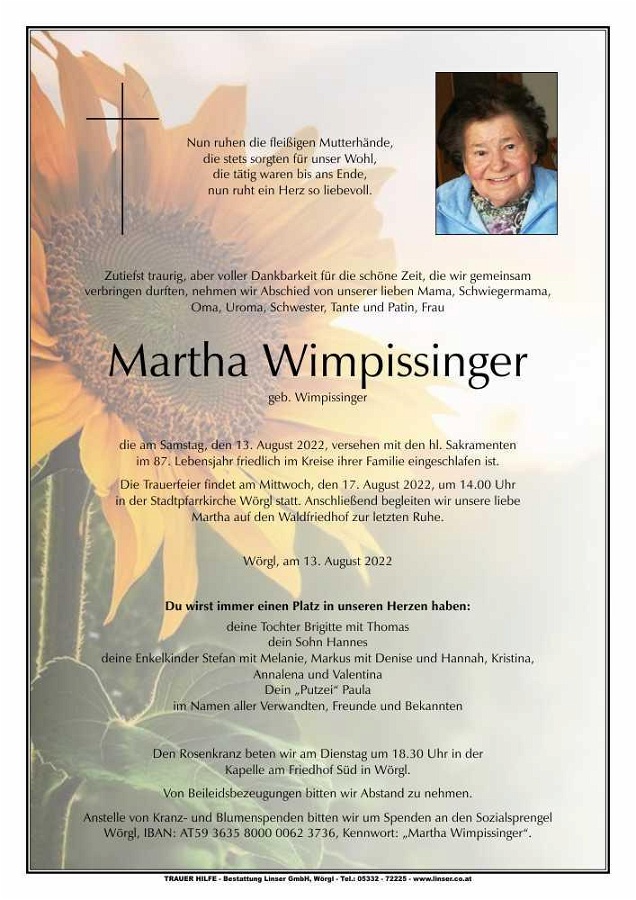 Martha Wimpissinger