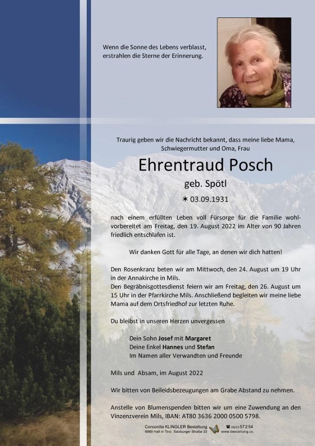 Ehrentraud Posch