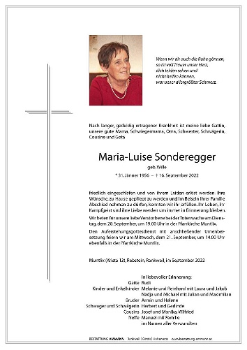 Maria-Luise Sonderegger