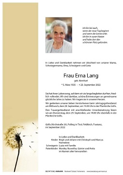 Erna Lang