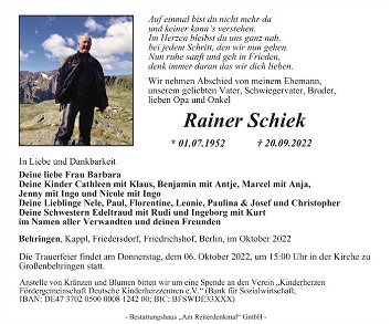 Rainer Schiek