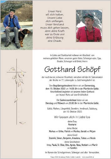 Gotthard Schöpf
