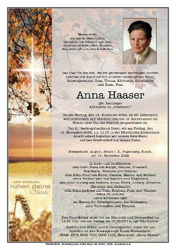 Anna Haaser