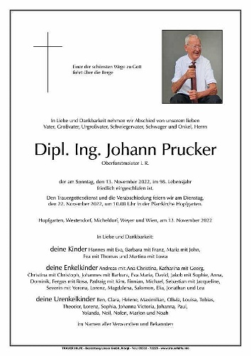 Dipl. Ing. Johann Prucker
