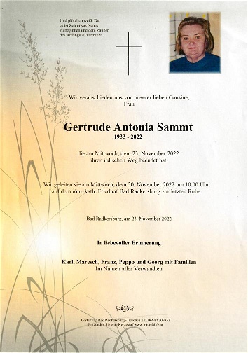 Gertrude Antonia Sammt