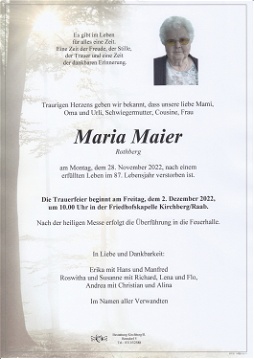 Maria Maier