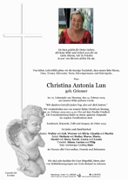 Christina Antonia Lun