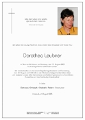 Dorothea Leubner