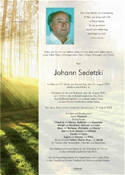 Johann Sedetzki