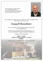 Gangolf Benedikter