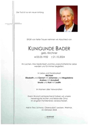 Kunigunde Bader