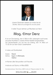 Elmar Denz