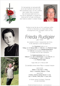 Frieda Rudigier
