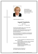 Ingrid Friedrichs