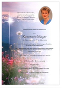 Rosemarie Mayer