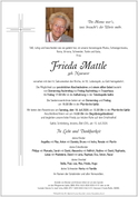 Frieda Mattle