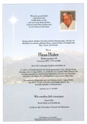 Hans Hofer