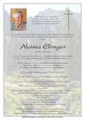 Aloisia Ellinger