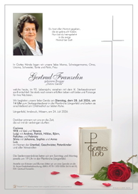 Gertrud  Franzelin