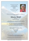 Maria Weiß
