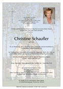 Christine Schaufler