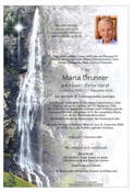 Maria Brunner