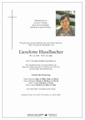 Lieselotte Haselbacher