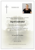 Ingrid Lindenthal